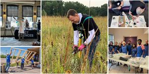 images of people volunteering