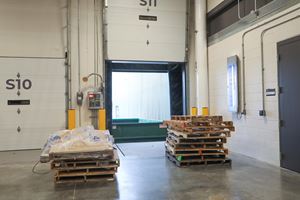 Construction Waste and Recycling: Construction of the Nexus One facility took place on the site of a former corporate headquarters, which involved removing an existing structure to make way for the lab and warehouse space. A commitment to doing things the right way ensured 98% of the demolished building was recycled. During the new construction phase, 90% waste was diverted from landfills, including: concrete, metal, cardboard, wood, drywall, and certain types of plastic. Many surplus and reusable materials were donated to Habitat for Humanity ReStore, which provides high-quality, affordable construction materials to members of the community.